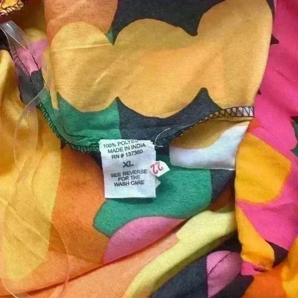 Live 4 Truth Gorgeous Colorful Ultra Wide Leg Boho Palazzo Pants NWT XL - Picture 9 of 9